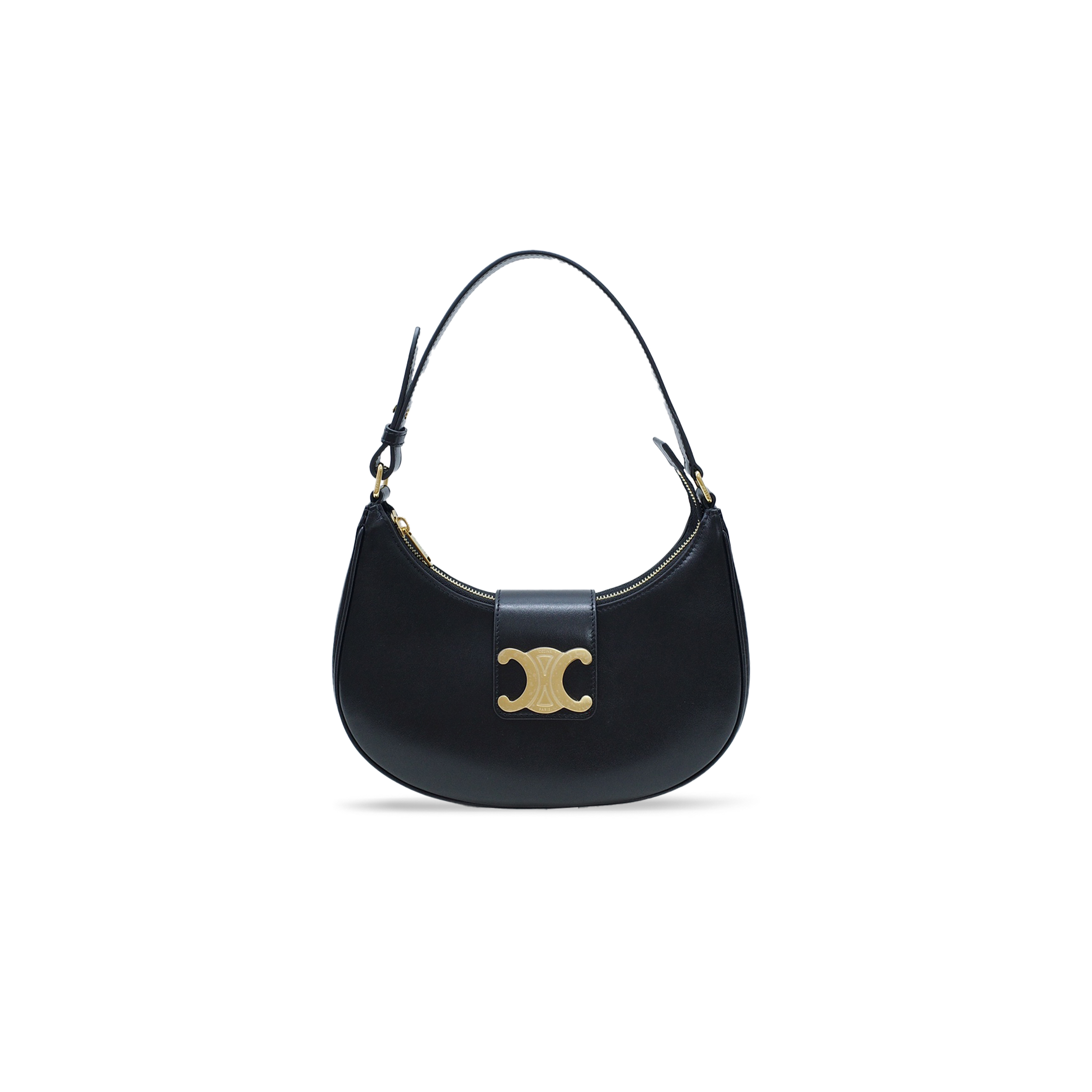 CELINE MEDIUM AVA TRIOMPHE BAG IN TRIOMPHE COWHIDE 114492BZJ.04LR (23*13.5*6cm)